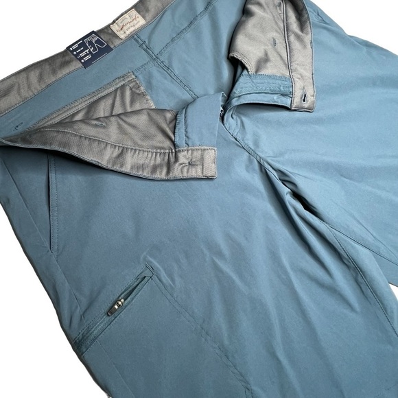 NWT WEATHERPROOF VINTAGE Men's Nylon Stretch Trail Shorts Greyish Blue Size 40 - Picture 8 of 16